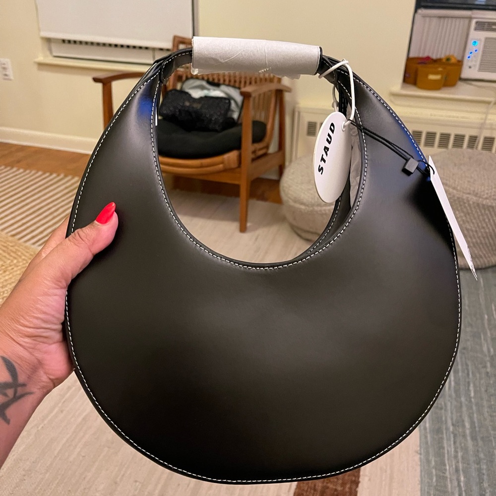Staud Moon Bag in Black BNWT